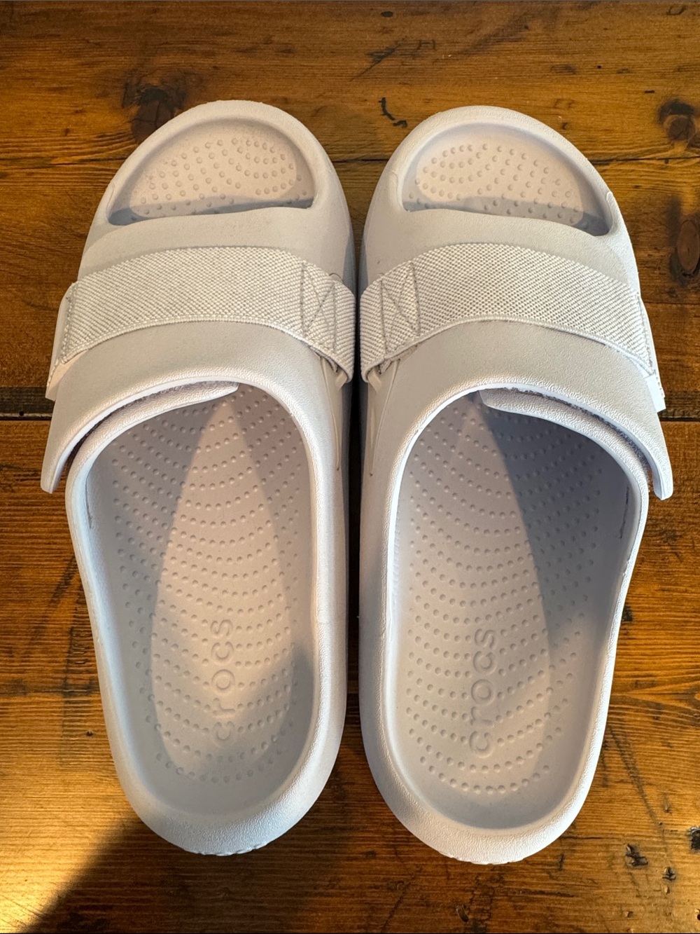 Crocs Mellow Luxe Recovery Athleisure Slide Purple Moon Men’s 6 Women’s 8 - Picture 5 of 8